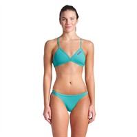 WOMEN'S TEAM SWIM TOP TIE BACK SOLID